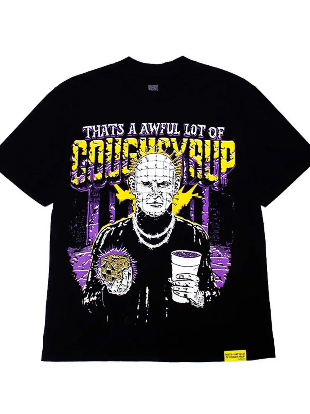 Awful Lot of Cough Syrup Men's Hellraiser Tee Small